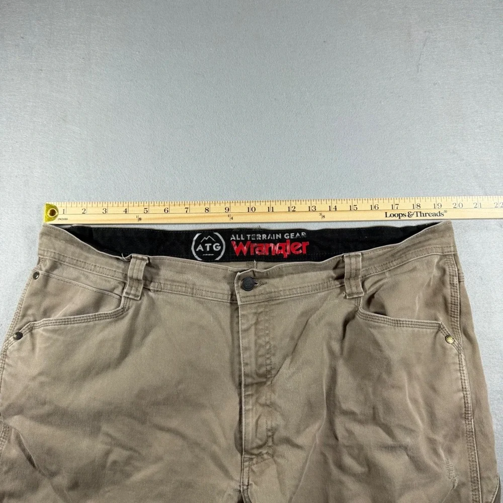 Wrangler ATG‎ All Terrain Gear Mens Pants 40x30 Tan Stretch Canvas